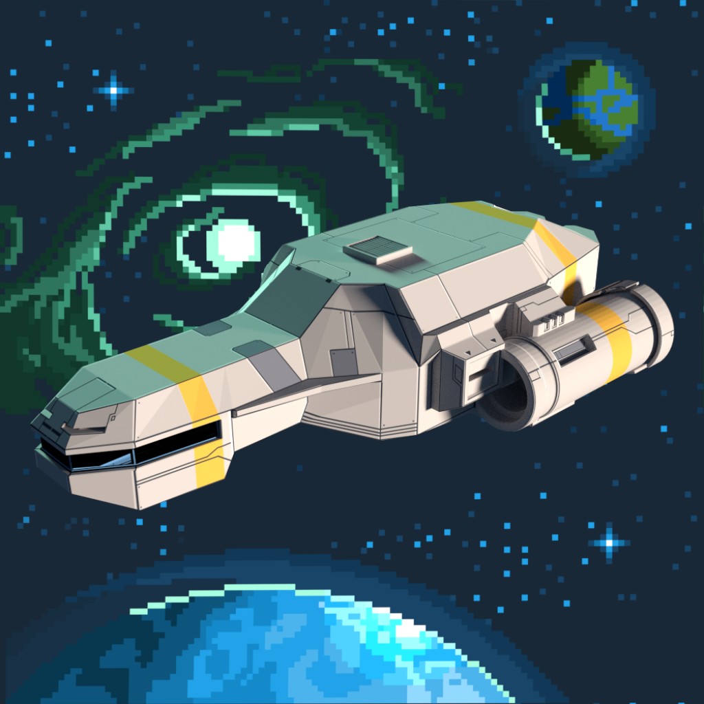 Kestrel Spaceship (faster than light) preview image 1